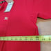 Burberry London England Men Short Sleeve Red Shirt X-Large Polo Embroidered LOGO