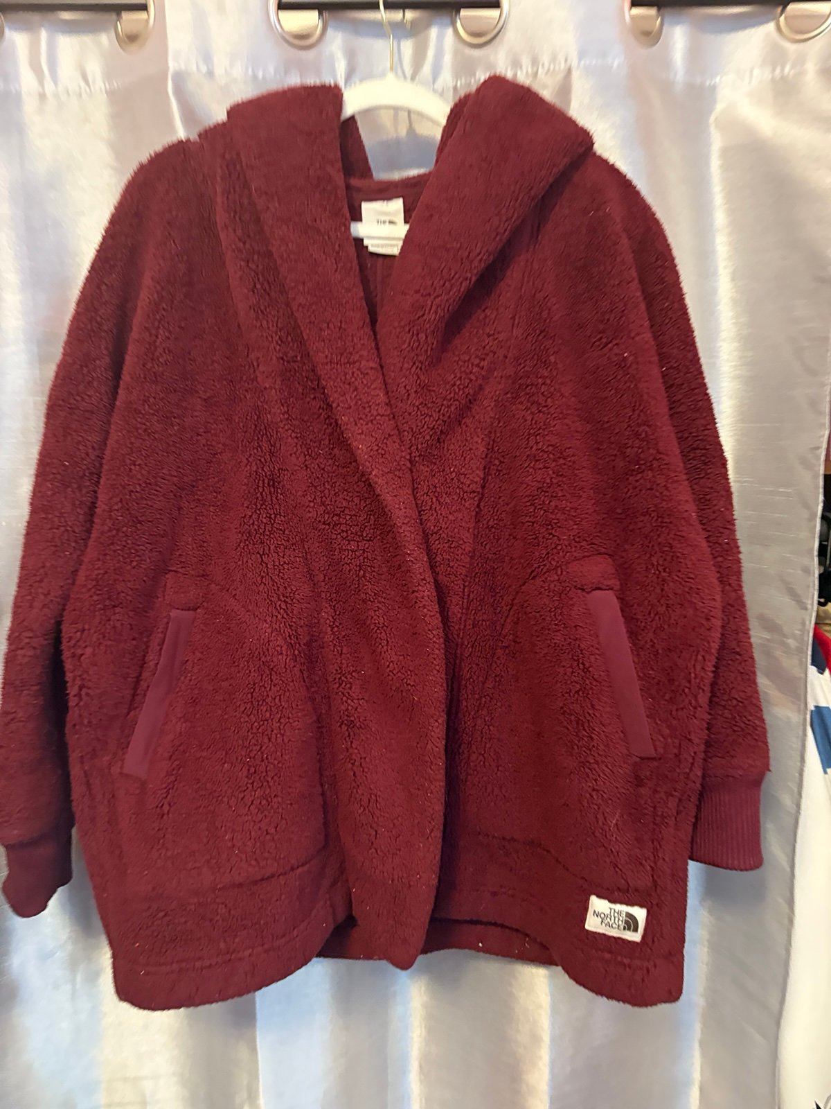 The North Face Burgundy Fleece Jacket