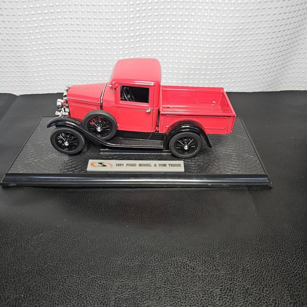 Red 1931 Ford Model A Tow Truck