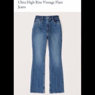 NWT❗️A&F Ultra High Rise Vintage Flare Jeans