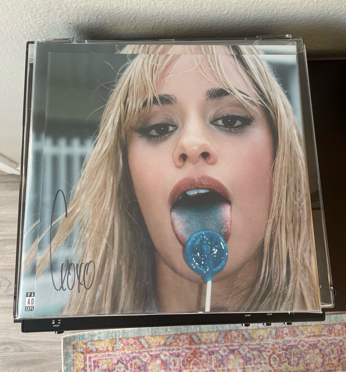 SIGNED C,XOXO by Camila Cabello - Baby pink vinyl