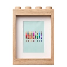 LEGO Wooden Picture Frame – Light Oak 5007109, Color: Light