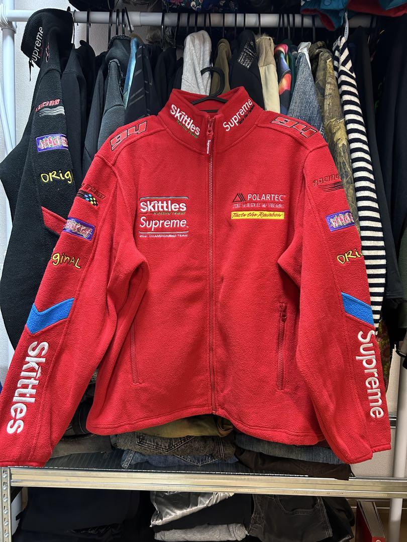 Supreme Skittles Racing Team Fleece Jacket Size S