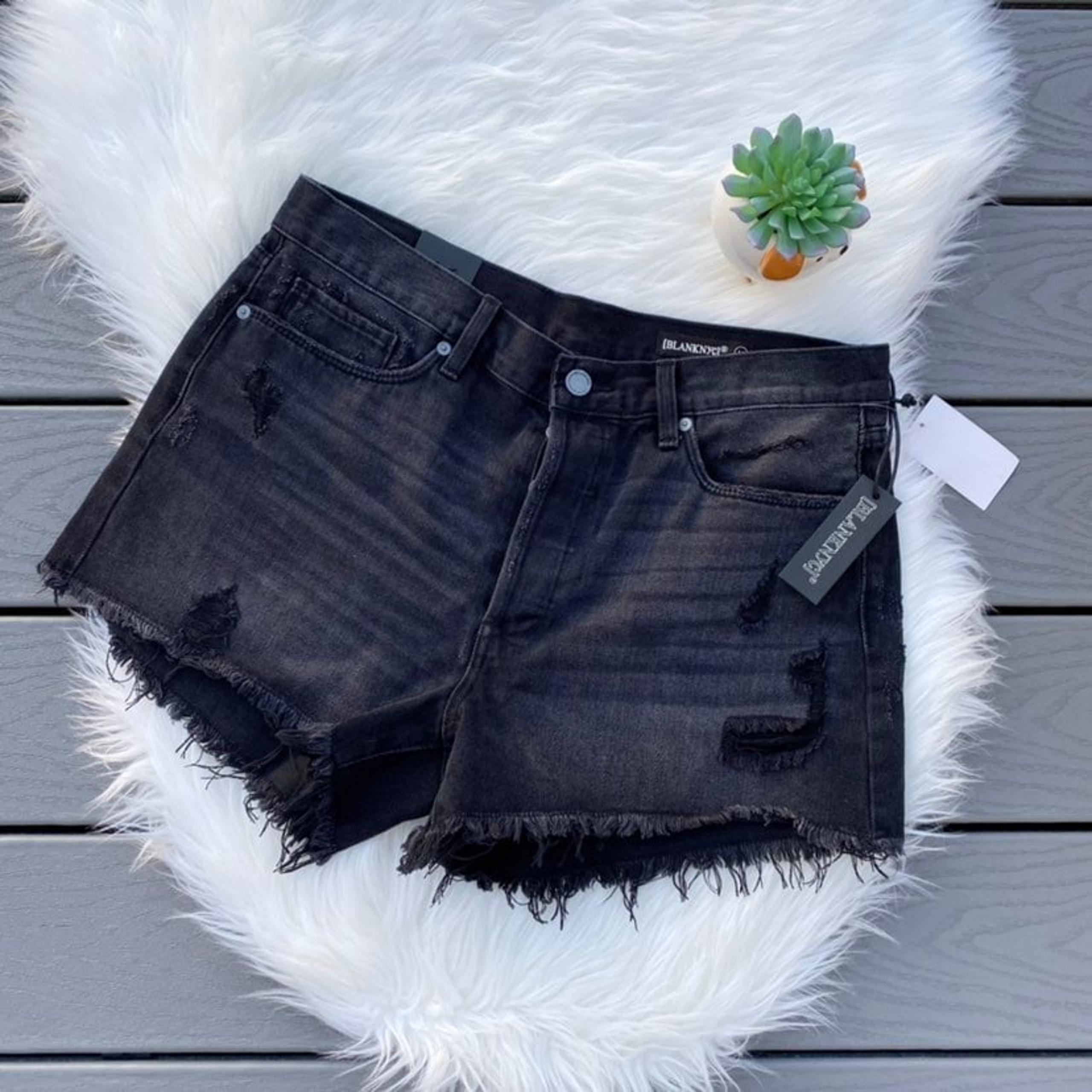 Blank NYC Black Jean Shorts