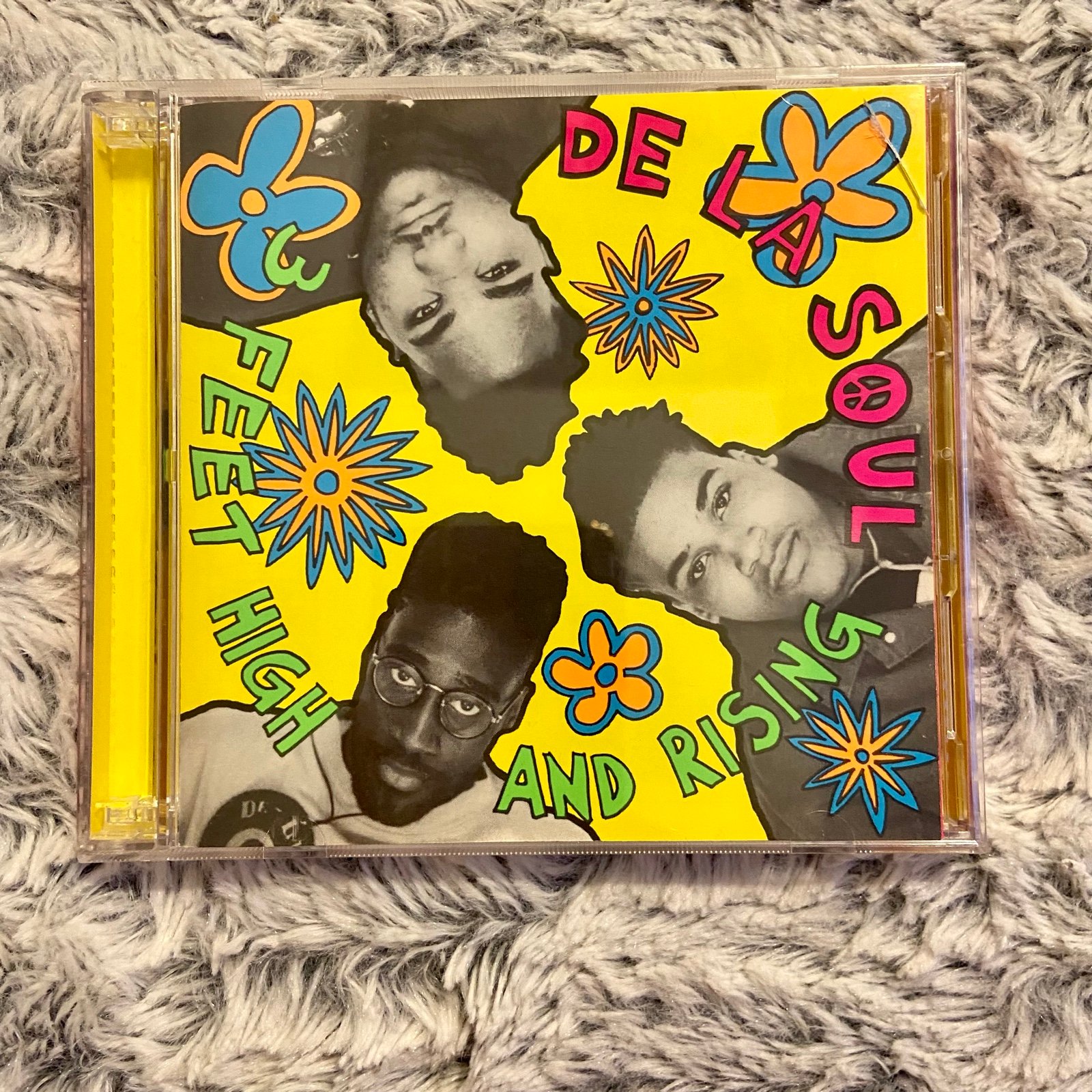 De La Soul 3 Feet High And Rising PINK - 2 CD Set VINTAGE CD Original 1989