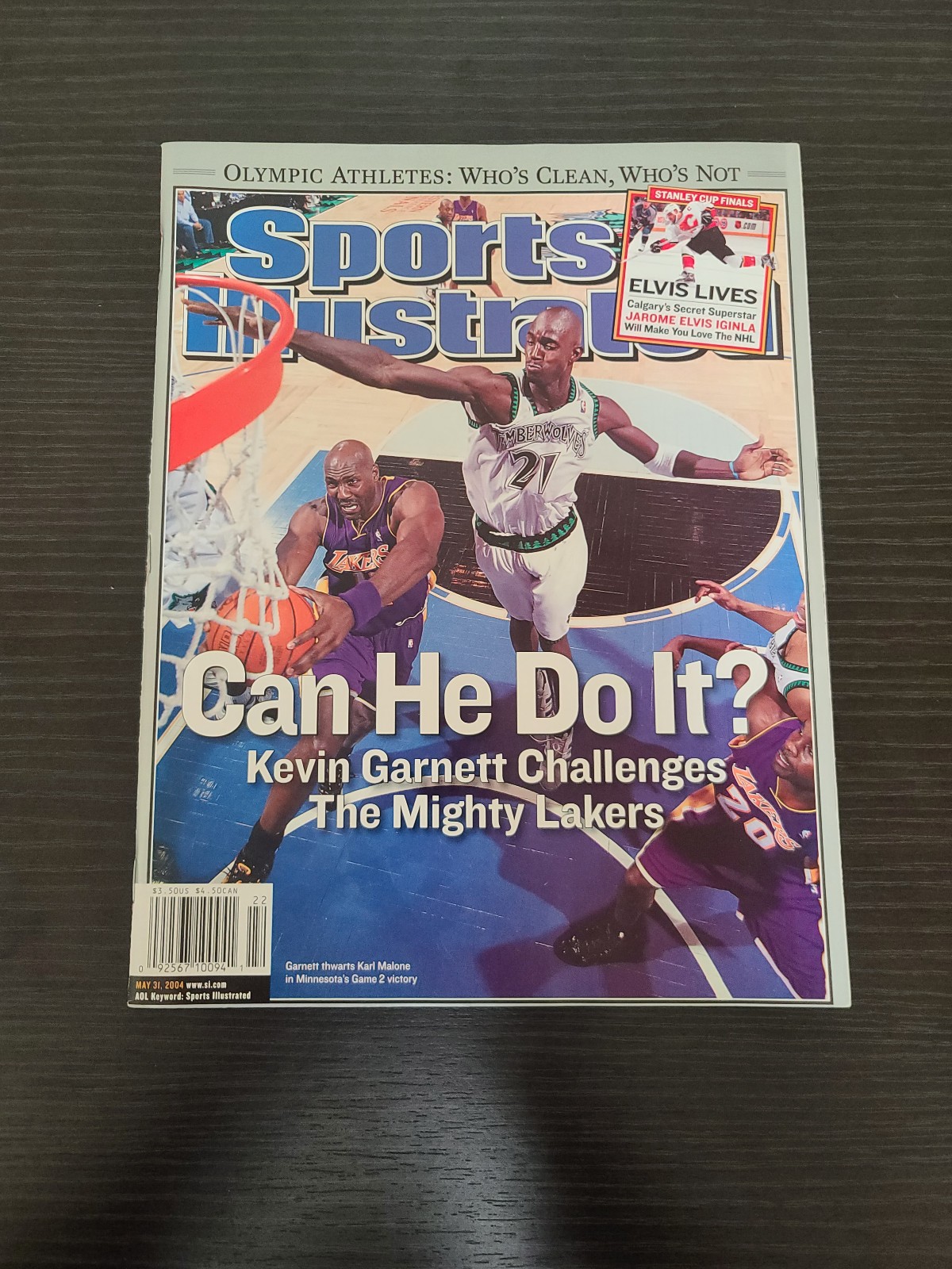 Sports Illustrated Magazine Kevin Garnett May 2004 No Label
