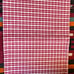 New set of 8 vintage 4 cloth table napkins 4 placemats red and white