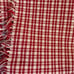New set of 8 vintage 4 cloth table napkins 4 placemats red and white