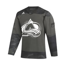 Adidas Colorado Avalanche Camo Military Appreciation Practice Jersey (Size 50)