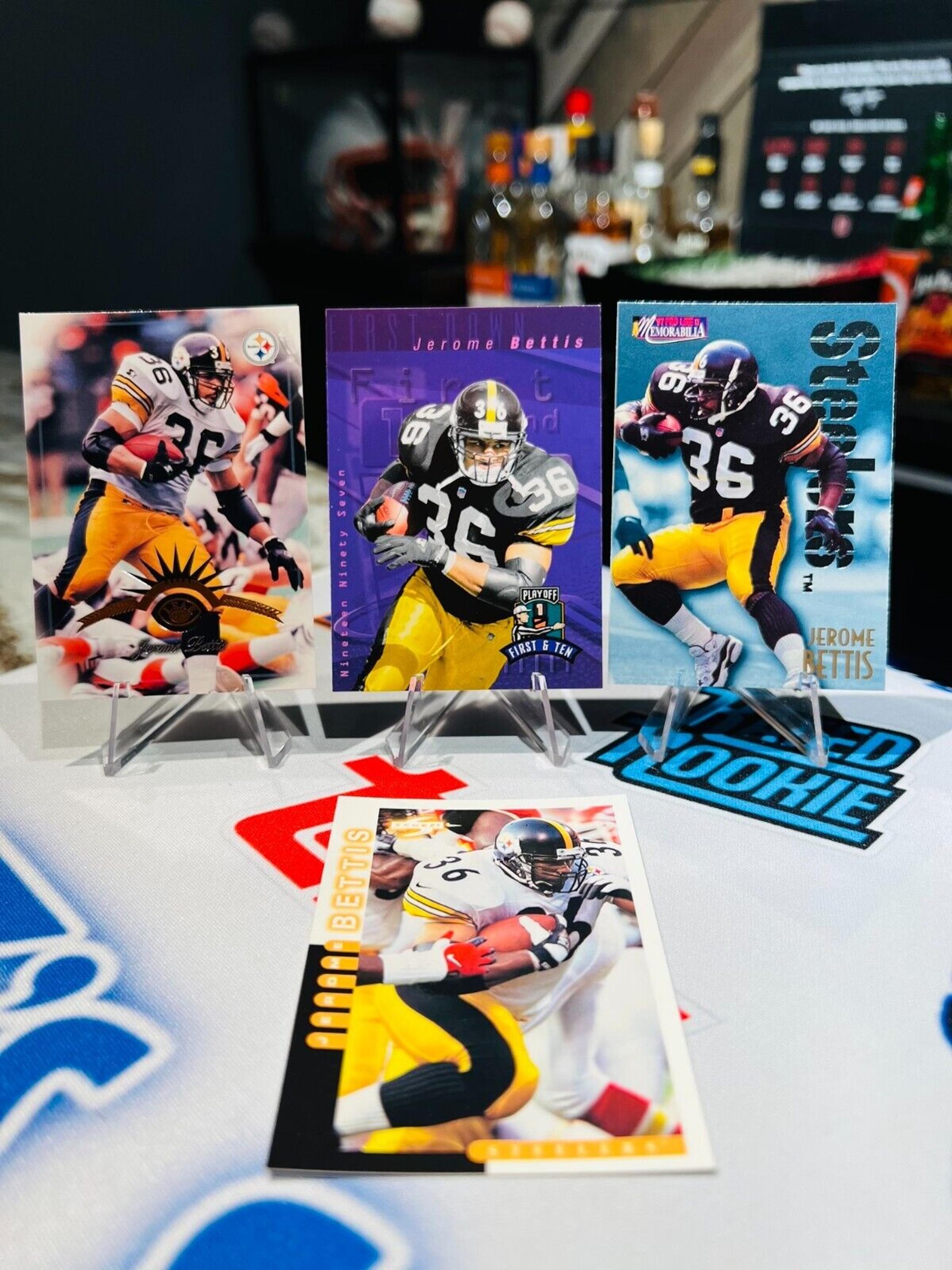 4 CARD 1990S JEROME BETTIS - PITTSBURGH STEELERS
