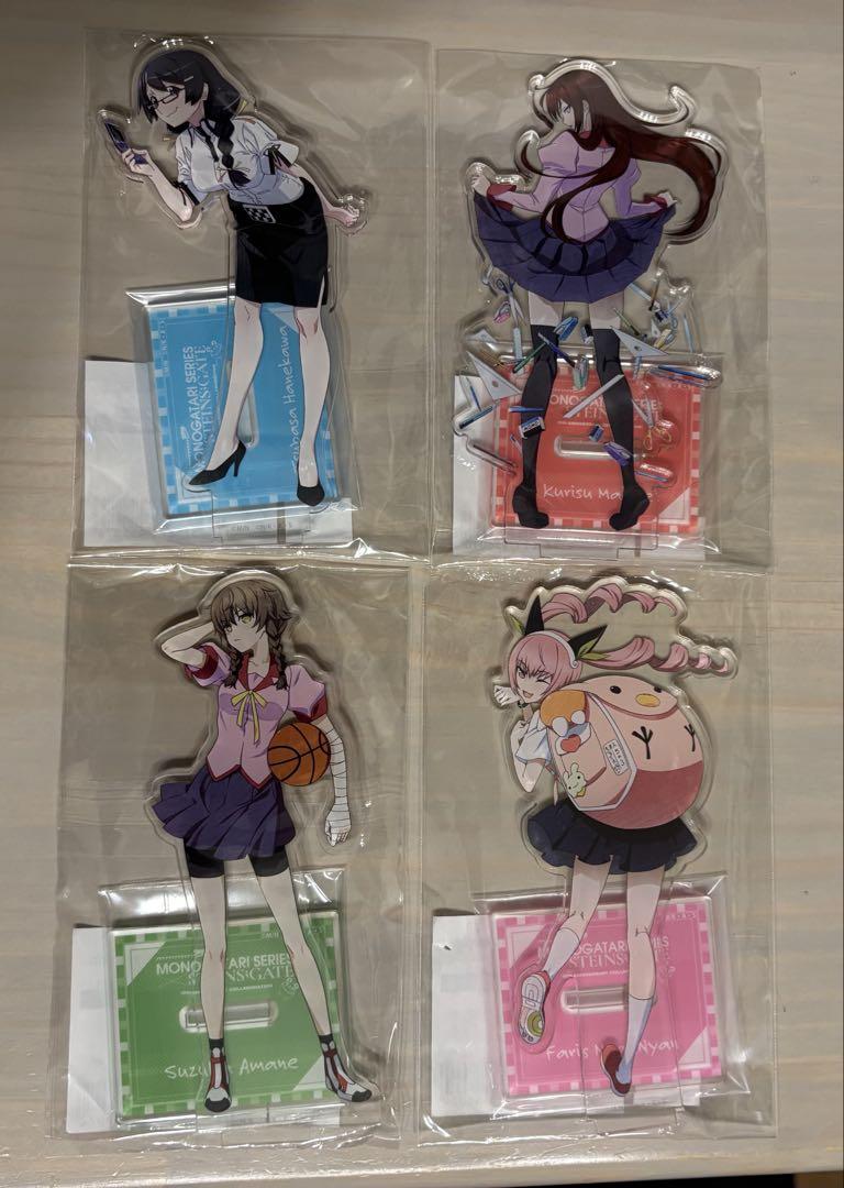 Monogatari x STEINS;GATE Acrylic Stand Figures, 4 Types