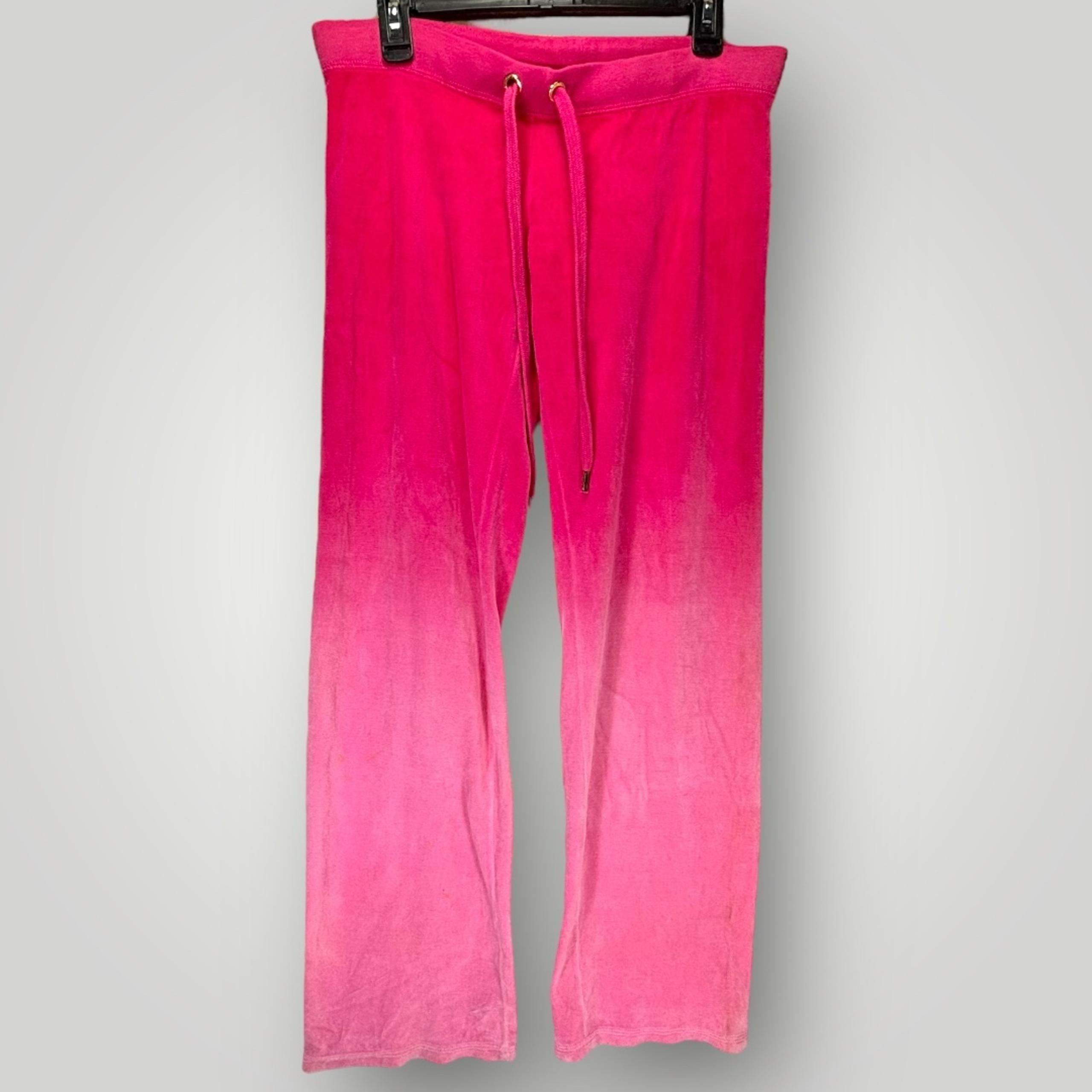 Juicy Couture Velour Pants Ombré Pink Sz S New With Defects- READ