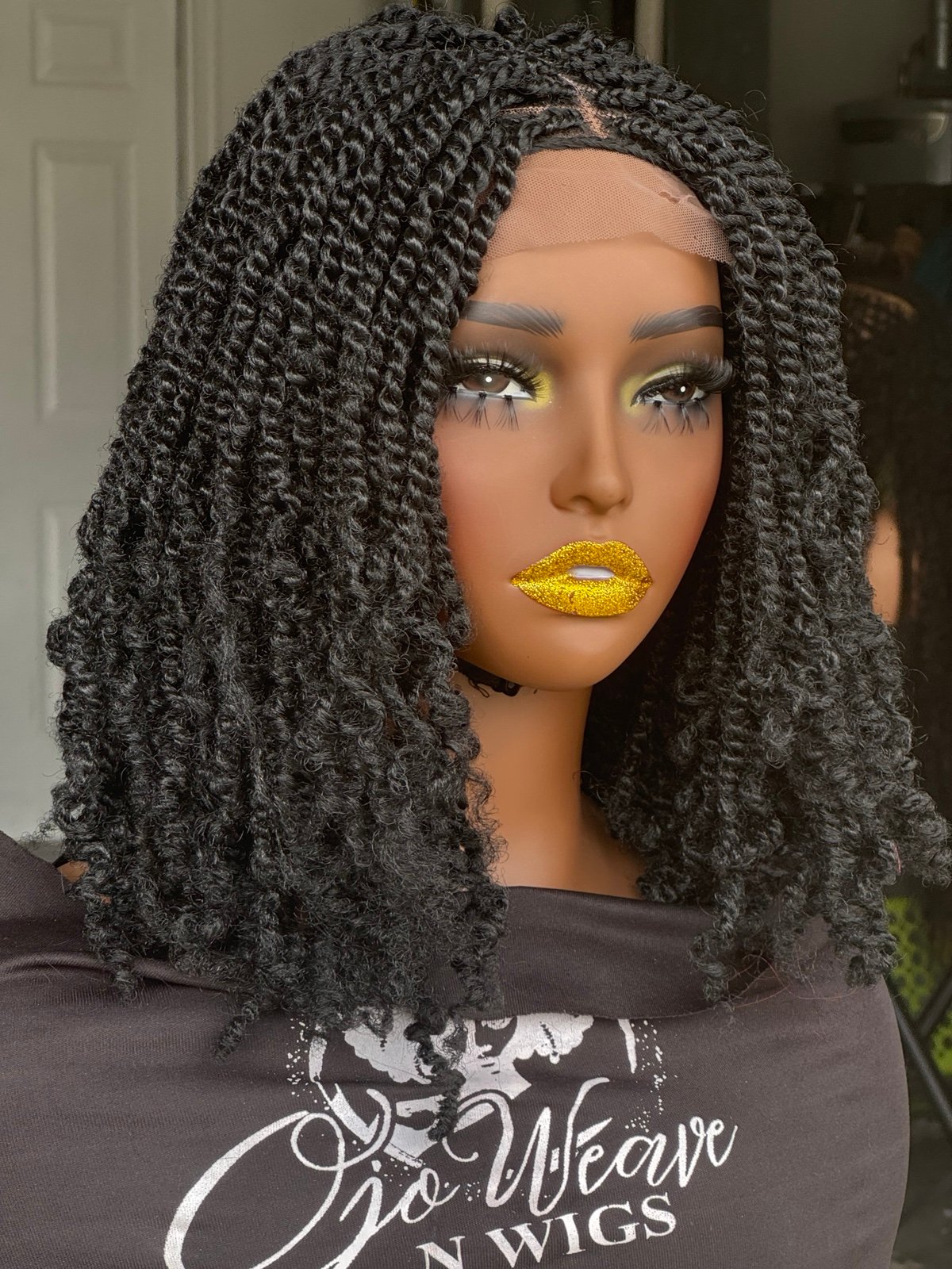 Kinky glueless wig got black women ready to ship, Very protective hair style ..