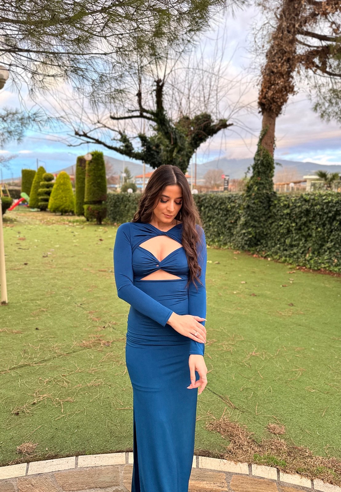 NWT NASH Blue Gown