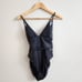 ISABELLA ROSE Queensland High Leg One Piece Swimsuit, Size Large in Black