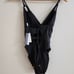 ISABELLA ROSE Queensland High Leg One Piece Swimsuit, Size Large in Black