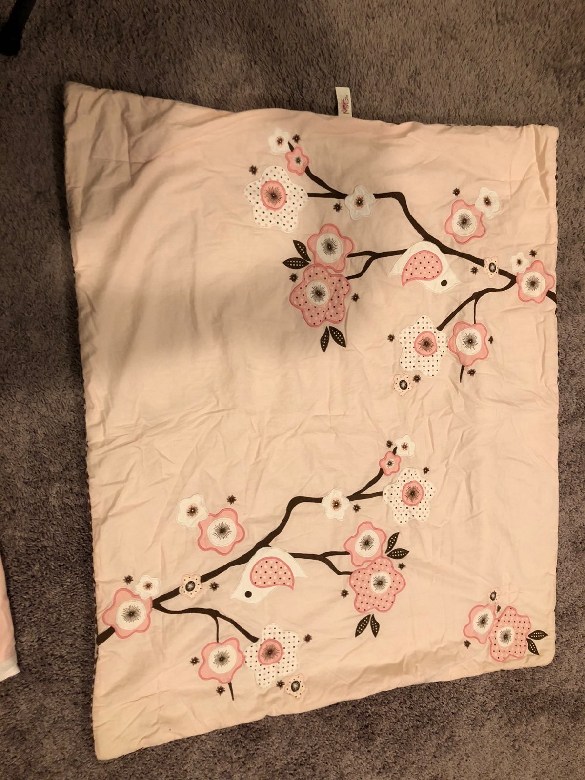MiGi Children's Baby Pink Bed Set + Curt