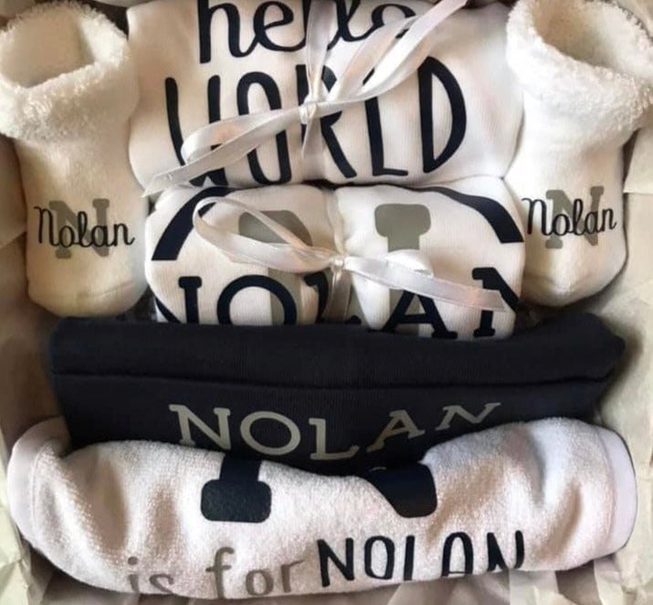 Personalized baby box