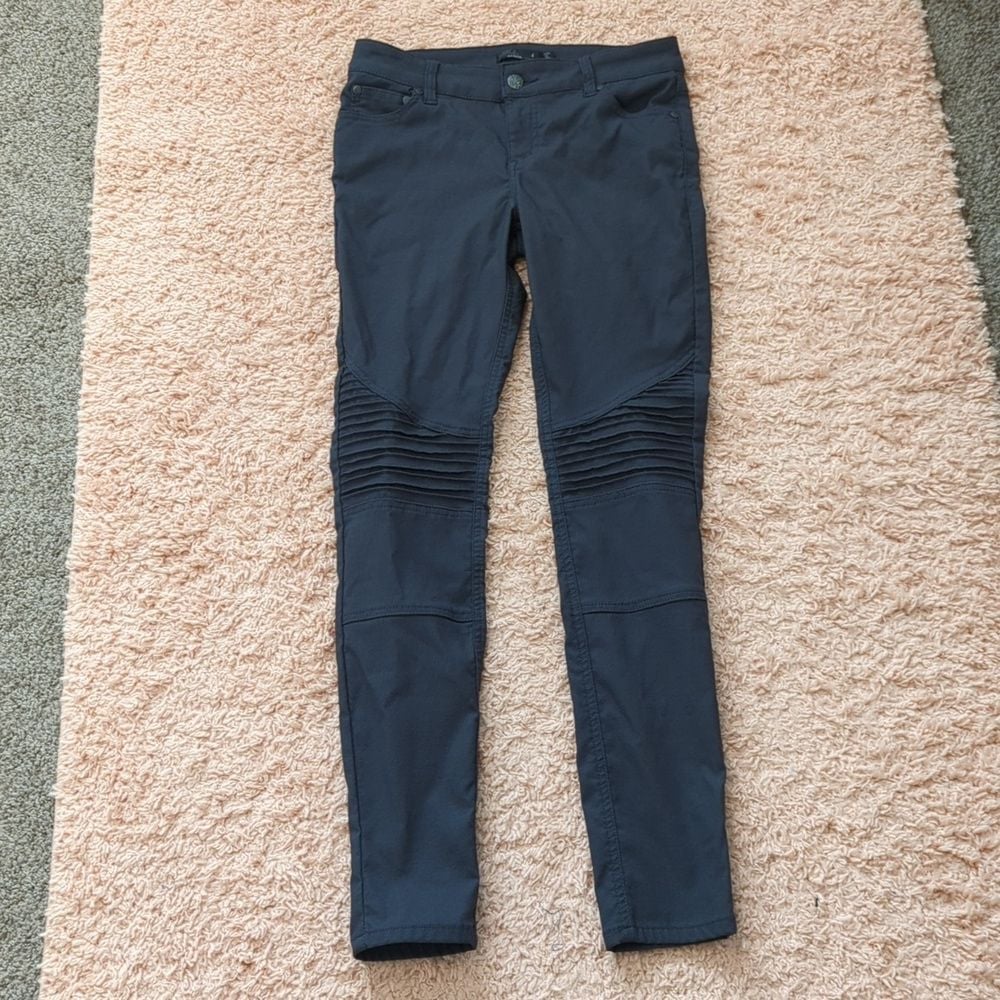 Prana Black Outdoor Stretch Low Rise Skinny Pants 4