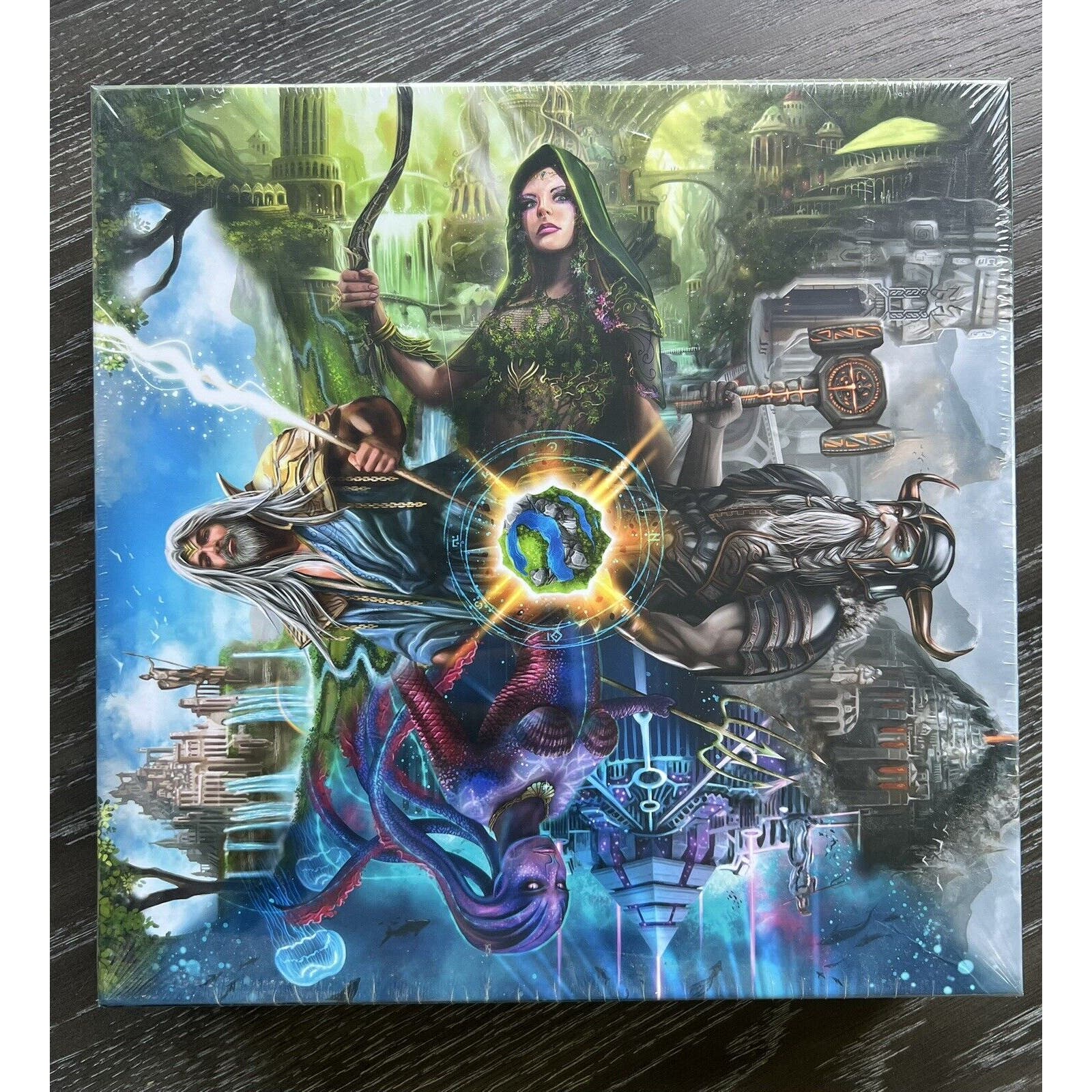 4 Gods Board Game by Christophe Boelinger 2016 Ludically, New and Sealed