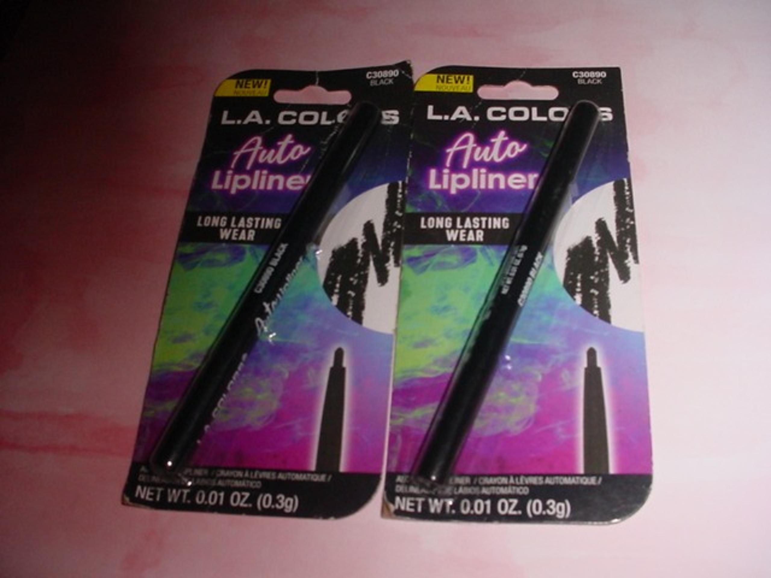 LA COLORS NIP Auto Lipliner BLACK X2