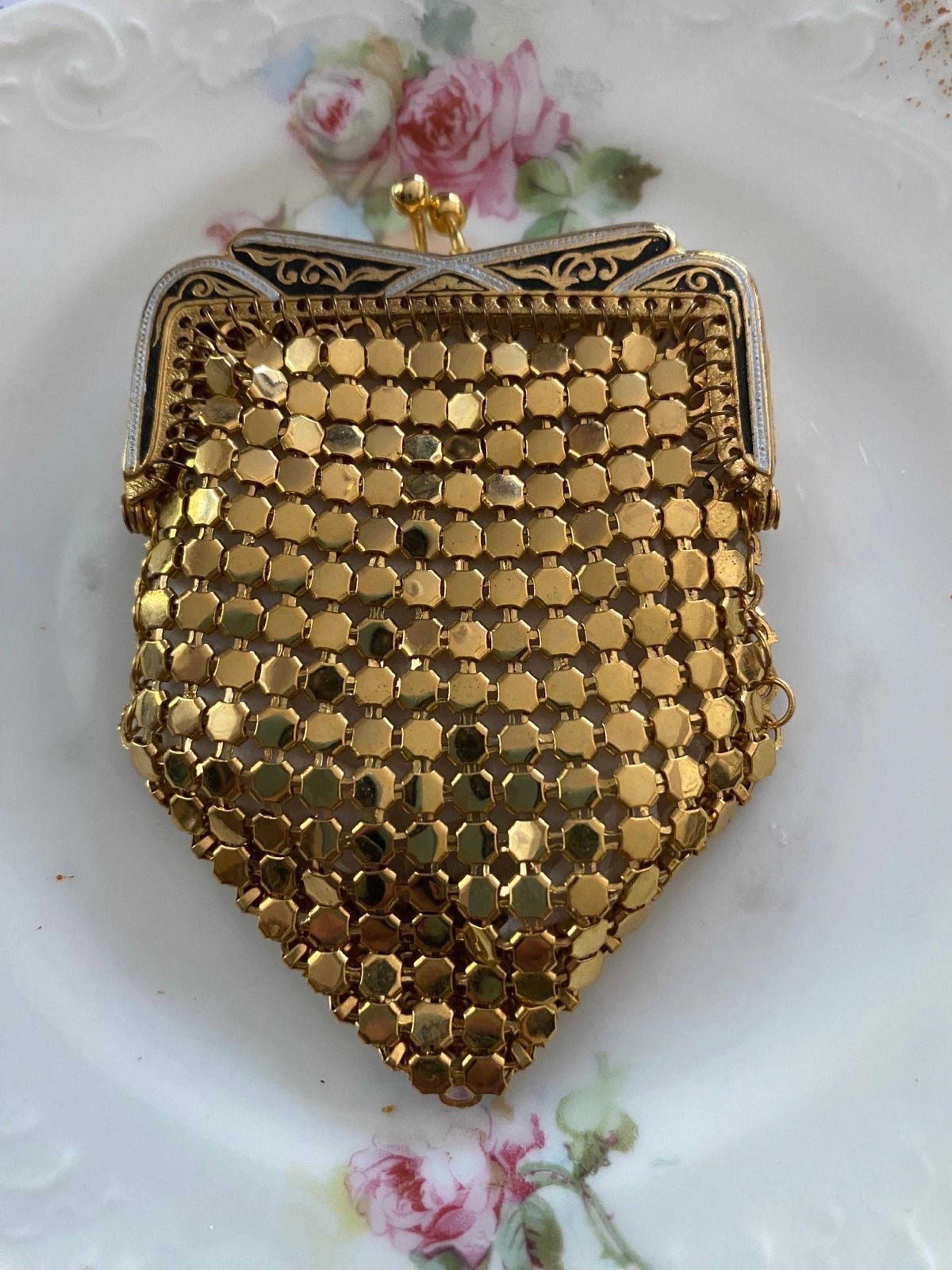 Vintage Gold Mesh Coin Purse (Final Price)