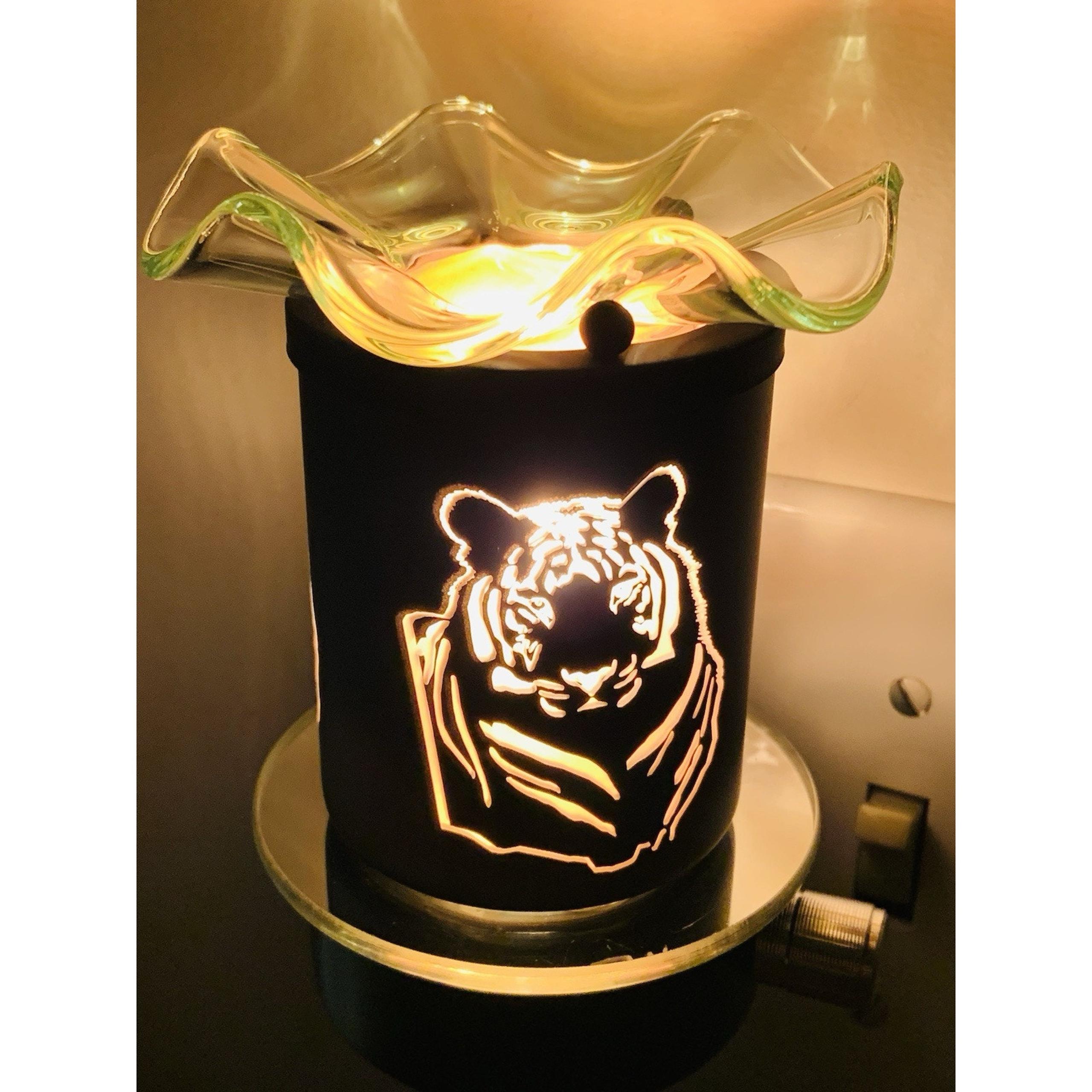 Electric Plug-in Fragrance Lamp/Oil Burner/Wax Warmer/Night Light Tiger Shadow