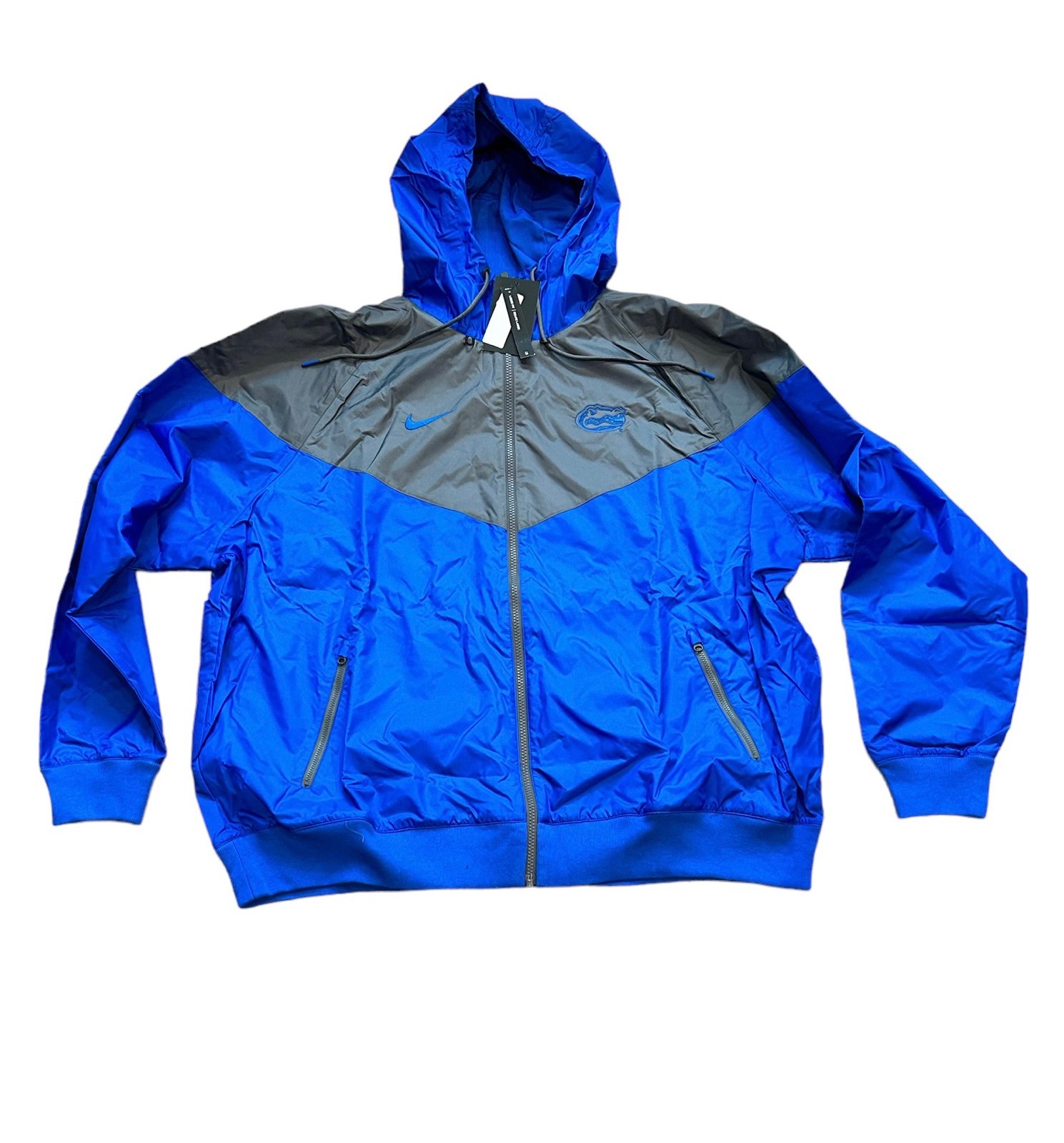 Florida Gators Nike Men’s Windrunner Raglan Full Zip Up Hoodie Jacket XXL 2XL