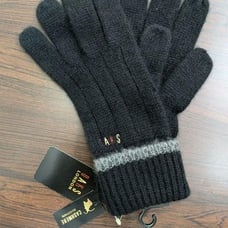 〈Brand New〉DAKS DAKS Cashmere 100% Gloves Black