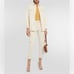 795 Isabel Marant Evalia Cropped Cotton-twill Straight-leg Pants white ecru