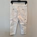 795 Isabel Marant Evalia Cropped Cotton-twill Straight-leg Pants white ecru