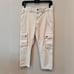 795 Isabel Marant Evalia Cropped Cotton-twill Straight-leg Pants white ecru