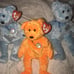ty beanie baby decade orange & blue