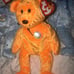 ty beanie baby decade orange & blue