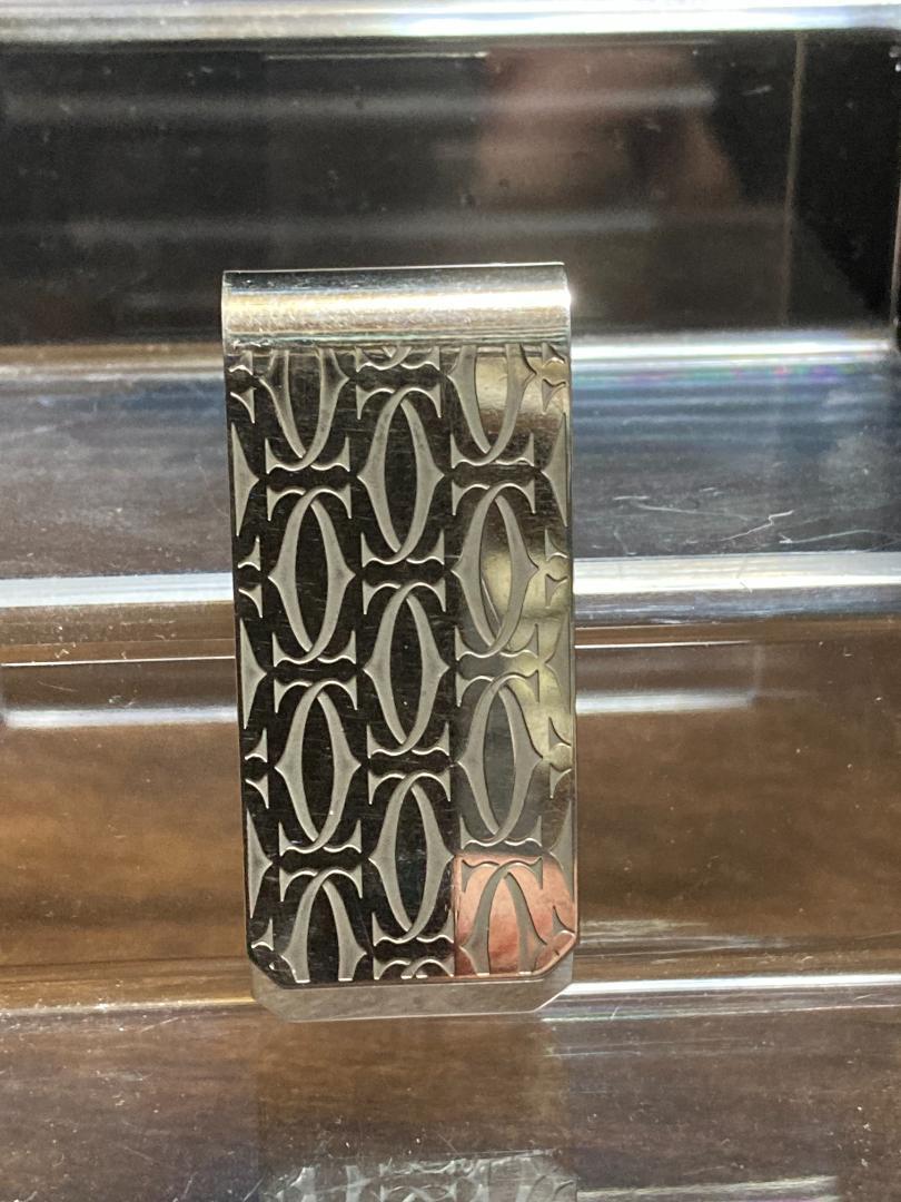 カルティエ Cartier ハッピーバースデー 2C マネークリップ Cartier C de Cartier 2C Décor Money Clip Happy Birthday