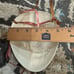 Ceramic Vintage Mardi Gras Flamingo Mask Signed J D Johnston Pink Green