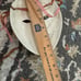 Ceramic Vintage Mardi Gras Flamingo Mask Signed J D Johnston Pink Green
