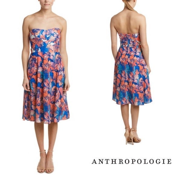 Anthropologie || Floral Dress
