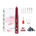 Cordless Electric Nail Drill Set, Portable Rechargeable Nail Drill Machine
