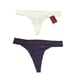 Tommy John Second Skin Soft Lace Thong Set of Two Size XL NWT