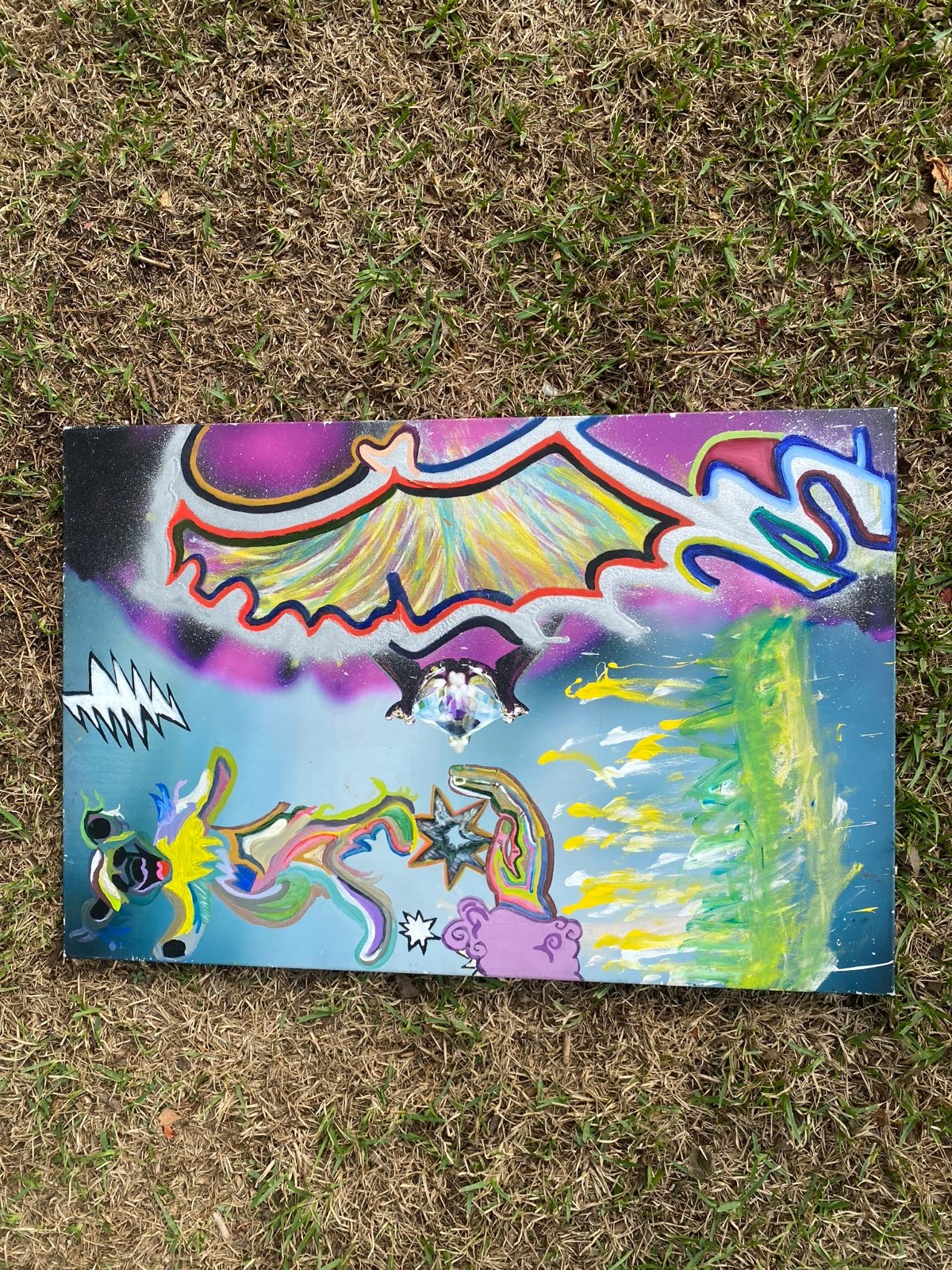 “Grateful universe” Art painting