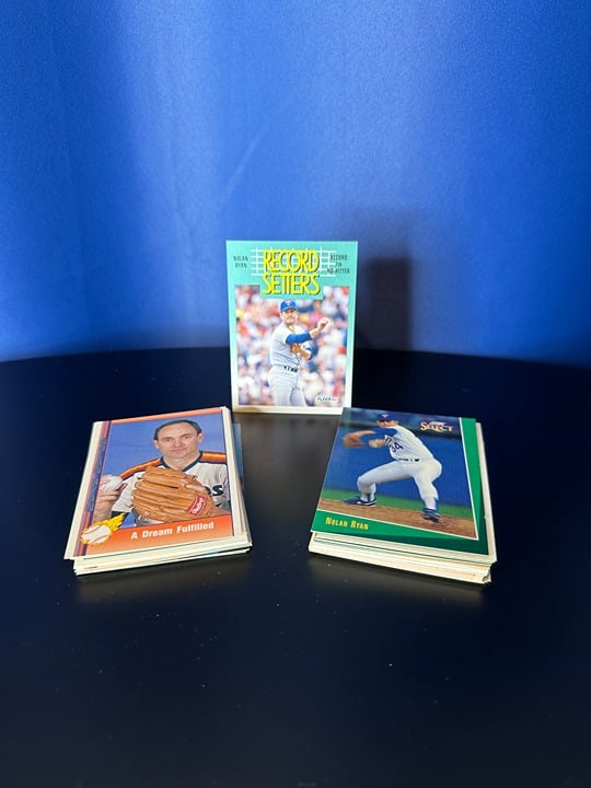 Nolan Ryan Cards Bundle of 25 - Late 80's and Early 90's - Various Manufacturers