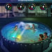 Pool Fountain with 7-Color LED Lights, Above/Inground Pool Fountain Lights