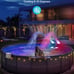 Pool Fountain with 7-Color LED Lights, Above/Inground Pool Fountain Lights