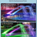Pool Fountain with 7-Color LED Lights, Above/Inground Pool Fountain Lights