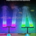 Pool Fountain with 7-Color LED Lights, Above/Inground Pool Fountain Lights