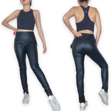 NEW Lysse Vegan Faux Leather Leggings Size M