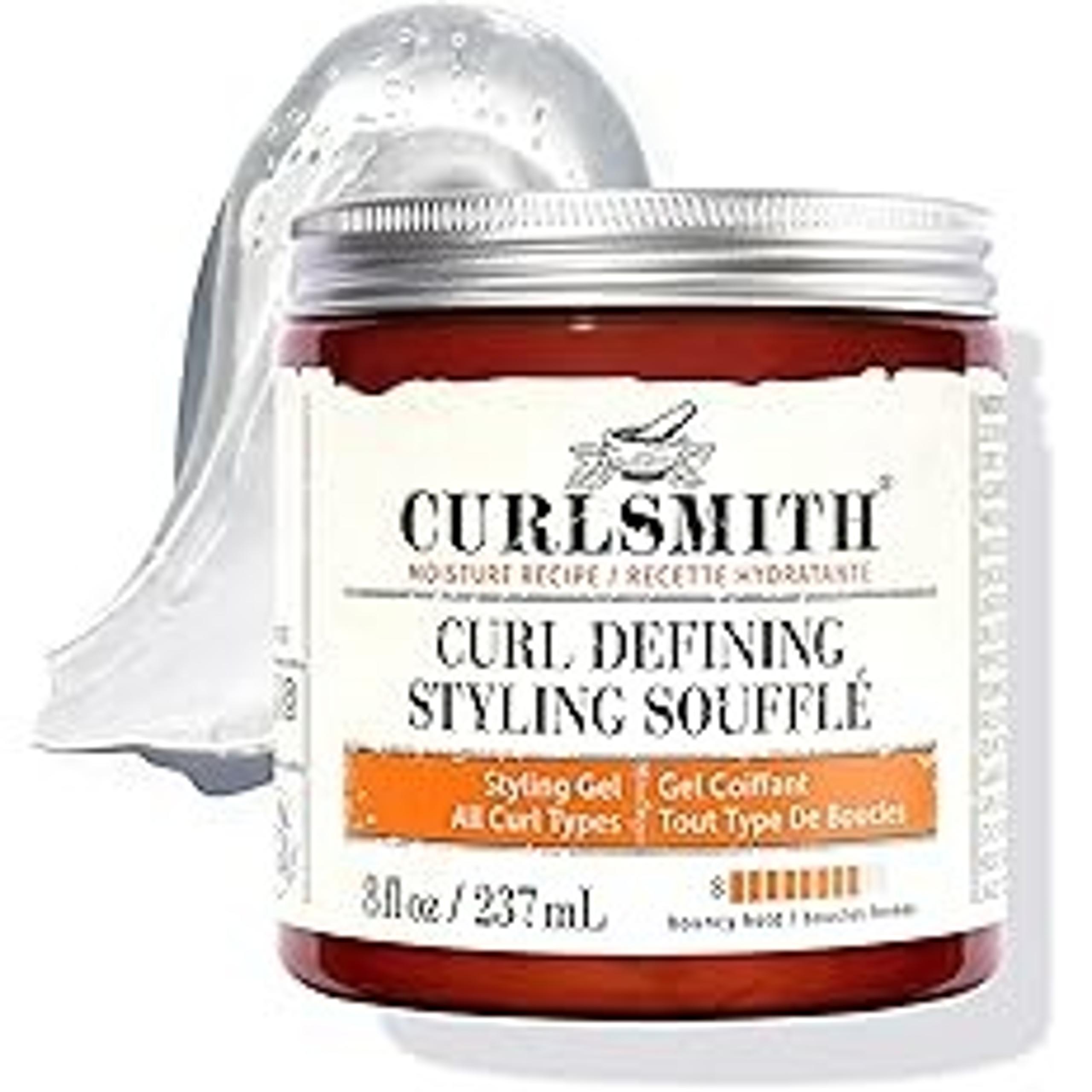 CURLSMITH - Curl Defining Styling Soufflé - Vegan Medium Hold Styling Gel for Wa