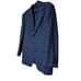 Ermenegildo Zegna Mens Blazer Jacket Navy Blue Wool Size 36