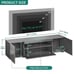 High Glossy LED TV Stand Cabinet FREE Express Shipping USA